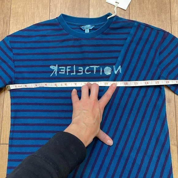 Barn of monkeys NWT REFLECTION LONG SLEEVE striped sweater pullover kids size 8 - Picture 11 of 12